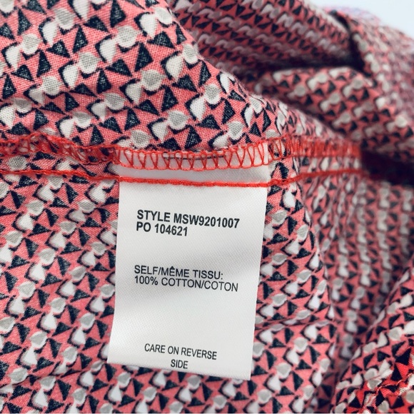 CINCH Shirt Women's Long Sleeve Snap Up Geometric Pink‎ Size  XXL - Picture 12 of 16